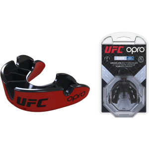 Капа OPRO Junior Silver UFC Hologram Red/Black (002265001) в Полтаві