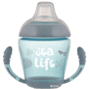 Кружка Canpol babies непроливайка с мягким силиконовым носиком Sea Life серая 230 мл (56/501_grey) в Полтаве