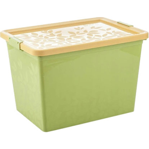 Ящик для хранения BranQ Жасмин 22 л Зеленый (7122-3brq-зеленый) в Полтаве
