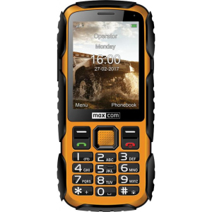 Мобильный телефон Maxcom MM920 Black Yellow ТОП в Полтаве