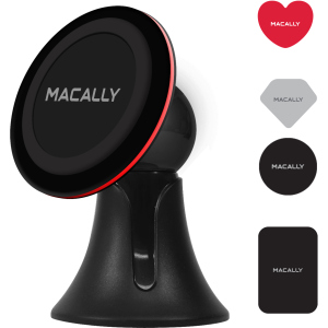 Автодержатель для телефона магнитный Macally Black (MDASHMAG2) в Полтаве