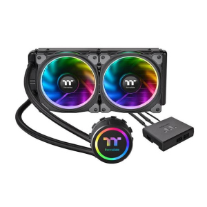 Кулер для процессора ThermalTake Floe Riing RGB 240 TT Premium Edition (CL-W157-PL12SW-A) ТОП в Полтаве