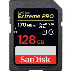 SanDisk SDXC Extreme Pro 128GB V30 UHS-I U3 (SDSDXXY-128G-GN4IN) в Полтаві