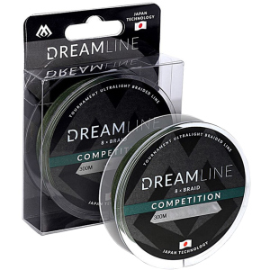 Шнур Mikado Dream Line Competition 8-Braid 300 м 0.18 мм 18.32 кг Зелений (ZDL000G-300-018) в Полтаві