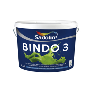 Краска для стен и потолков Sadolin Bindo 3 BW 5 литров