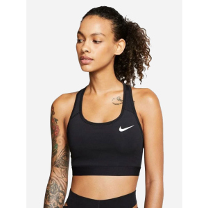 Спортивний топ Nike Swoosh Band Bra Non Pad BV3900-010 M Чорний (193655466694) краща модель в Полтаві