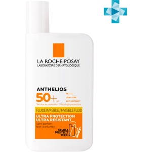 Сонцезахисний флюїд ультралегкий La Roche-Posay Anthelios Ultralight Fluid SPF50+ для чутливої ​​шкіри та шкіри, схильної до сонячної непереносимості 50 мл (30162662/5902503308322)