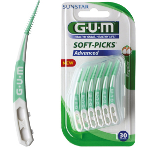 Набір міжзубних щіток GUM Soft-Picks Advanced 30 шт (7630019902366) в Полтаві