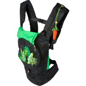 Эрго-рюкзак для переноски ребенка Модный карапуз с сеточкой для проветривания Черный (03-00736) (4823870873637) в Полтаве