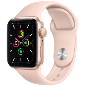 Смарт-часы Apple Watch SE GPS 40mm Gold Aluminum Case with Pink Sand Band (MYDN2UL/A) ТОП в Полтаві