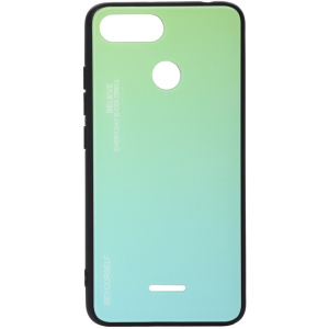 купить Панель BeCover Gradient Glass для Xiaomi Redmi 6/6A Green-Blue