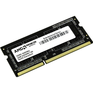 купити Оперативна пам'ять AMD SODIMM DDR3-1600 2048MB PC3-12800 (R532G1601S1S-U)