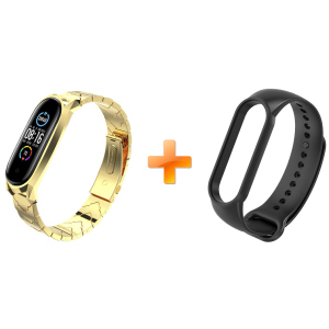 Xiaomi Mi Band 5 MiJobs Metal V-shape Gold (MJ5-VMS005G) ТОП в Полтаві