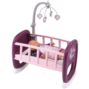 Колиска Smoby Toys Baby Nurse Прованс з мобілем 47 см (220343) (3032162203439) ТОП в Полтаві