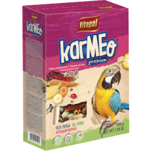 Повсякденний корм для великих папуг Vitapol Karmeo преміум 0.9 кг (2000981188184) ТОП в Полтаві