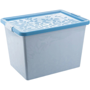 Ящик для хранения BranQ Жасмин 22 л Голубой (7122-1brq-голубой) в Полтаве