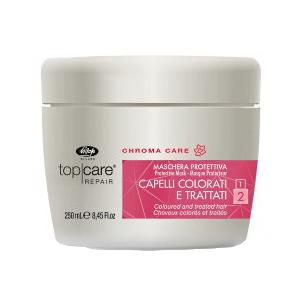 Маска защитная для окрашенных волос Lisap Top Care Repair Chroma Care Protective mask 250 мл (1800070000011) в Полтаве