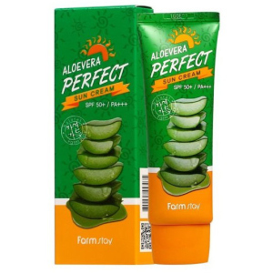 купити Сонцезахисний крем з червоною вірою FarmStay Aloevera Perfect Sun Cream SPF 50+ PA+++ 70 мл (8809297386758)