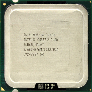 Процессор Intel Core 2 Quad Q9400 2.66GHz/6M/1333 (SLB6B) s775, tray