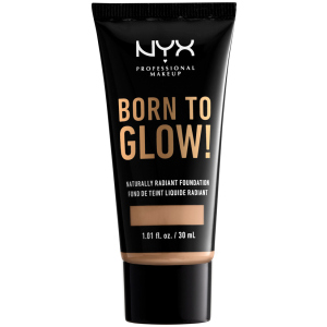 Тональна основа NYX Professional Makeup Born to Glow з натуральним сяючим фінішом 09 Medium olive 30 мл (800897190408) надійний