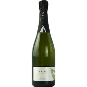 Вино игристое Proa Cava Brut Nature белое брют Натюр 0.75 л 11.5% (8413216100877) в Полтаве