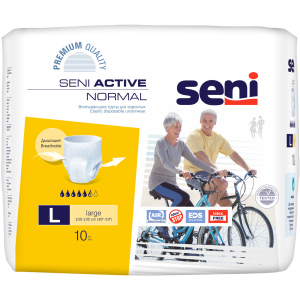 Підгузки-трусики для дорослих Seni Active Normal Large 10 шт (5900516693053) краща модель в Полтаві