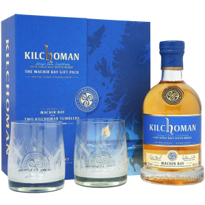 Віскі Kilchoman Machir Bay 0.7 л 46% + 2 келихи (5060210702489) краща модель в Полтаві