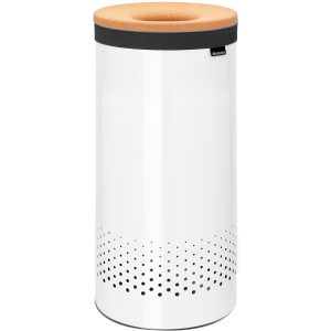 Кошик для білизни Brabantia LAUNDRY BIN 35 л Біло-сірий (304866)