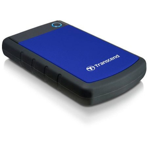 Накопичувач Transcend StoreJet 25H3P 1TB 2.5 USB 3.0 Blue (TS1TSJ25H3B) в Полтаві