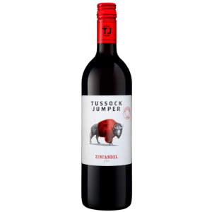 Вино Tussock Jumper Zinfandel червоне сухе 0.75 л 14.5% (3760204540203) ТОП в Полтаві