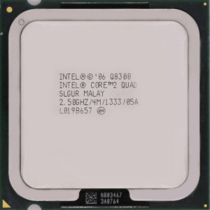 купить Процессор Intel Core 2 Quad Q8300 2.50GHz/4M/1333 (SLGUR) s775, tray