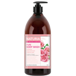 Гель для душу Naturia Роза/Розмарин Pure Body Wash Rose & Rosemary 750 мл (8802929996691) ТОП в Полтаві