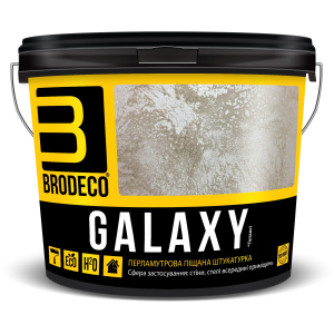 Перламутрова штукатурка з піском "Galaxy" TM Brodeco 5кг