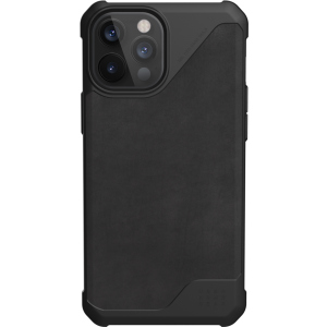 Панель UAG Metropolis LT Leather для Apple iPhone 12 Pro Max Black (11236O118340) краща модель в Полтаві