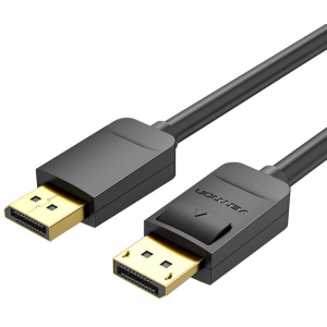 Кабель Vention DisplayPort v1.2 1 м Black (HACBF) ТОП в Полтаве