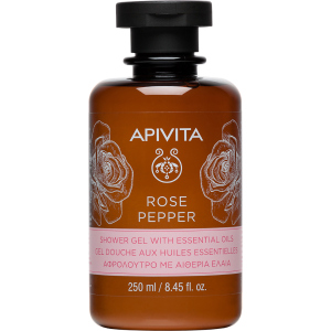 Гель для душа Apivita Rose Pepper с эфирными маслами 250 мл (5201279074548) ТОП в Полтаве