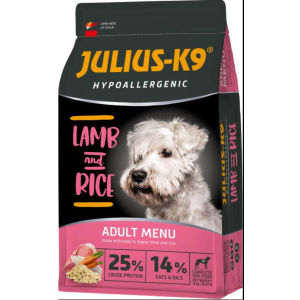 Сухий гіпоалергенний корм для дорослих собак вищої якості Julius-K9 LAMB and RICE Adult З ягнятком та рисом 12 кг (5998274312590) ТОП в Полтаві