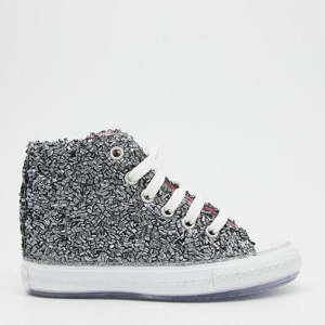 Кеди дитячі VUVU KIDS Silver glitter 3005 7.5 24 Срібні з бісером (8380001300524) краща модель в Полтаві