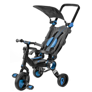 Трехколесный велосипед Galileo Strollcycle Black Синий (GB-1002-B) ТОП в Полтаве