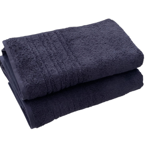 Рушник махровий Ecotton 550 Navy Blue 70х140 (ROZ6400063357) краща модель в Полтаві