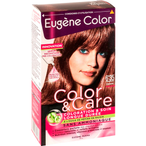 Фарба для волосся Eugene Perma без аміаку Color & Care 6.35 Темний Блондин Золотистий Червоне Дерево 125 мл (3140100336283) ТОП в Полтаві