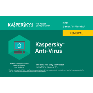 Kaspersky Anti-Virus 2020 продовження ліцензії на 1 рік для 2 ПК (скретч-картка) ТОП в Полтаві