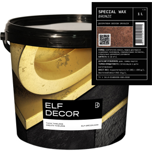 Декоративний віск Elf Decor Special Wax 1л Bronze (mba1d122w) ТОП в Полтаві