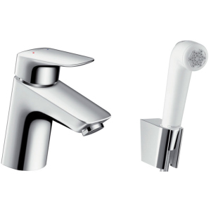 купить Cмеситель для раковины HANSGROHE Logis 71290000 с гигиеническим душем