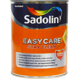 Фарба Sadolin EasyCare - матова акрилова фарба для стін та стелі, брудовідштовхувальна, безбарвна, BC, 0.93 л (5324360) рейтинг