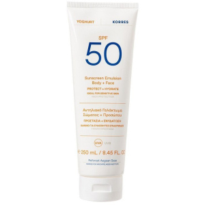 Сонцезахисна емульсія для обличчя та тіла Korres SPF50 250 мл (5203069098291) ТОП в Полтаві