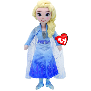 М'яка іграшка-лялька TY Frozen Elsa зі звуковим ефектом 25 см (02406) (008421024063)