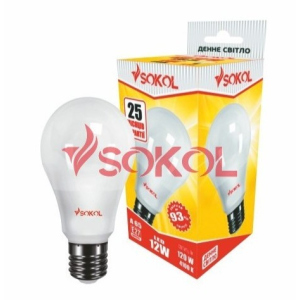 Набор 10 шт. LED лампа SOKOL A65 12.0W 220В E27 4100К лучшая модель в Полтаве