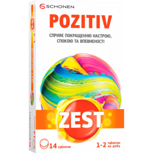 Зест ZEST Pozitiv витамины 14 таблеток (000001067)