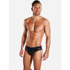 хорошая модель Плавки Speedo Placement 7cm Brief 809739B738 34UK Черные (5053744271972)